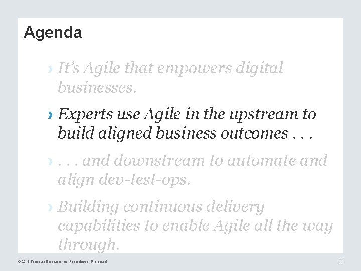 Agenda › It’s Agile that empowers digital businesses. › Experts use Agile in the