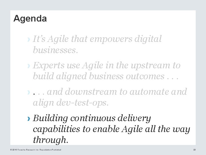 Agenda › It’s Agile that empowers digital businesses. › Experts use Agile in the