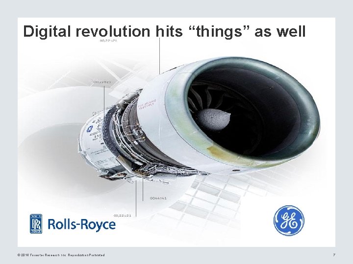 Digital revolution hits “things” as well © 2016 Forrester Research, Inc. Reproduction Prohibited 7