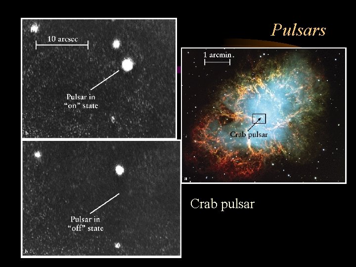 Pulsars Crab pulsar 