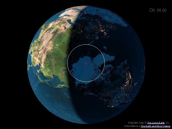 ČR: 05. 00 . Originální data: © The Living Earth, Inc. , Data stažena
