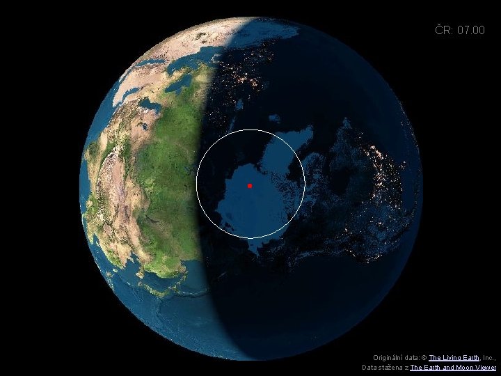 ČR: 07. 00 . Originální data: © The Living Earth, Inc. , Data stažena