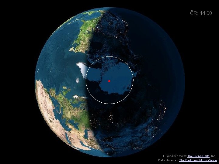 ČR: 14. 00 . Originální data: © The Living Earth, Inc. , Data stažena