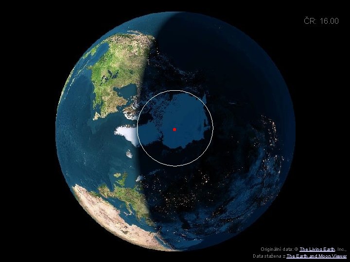 ČR: 16. 00 . Originální data: © The Living Earth, Inc. , Data stažena