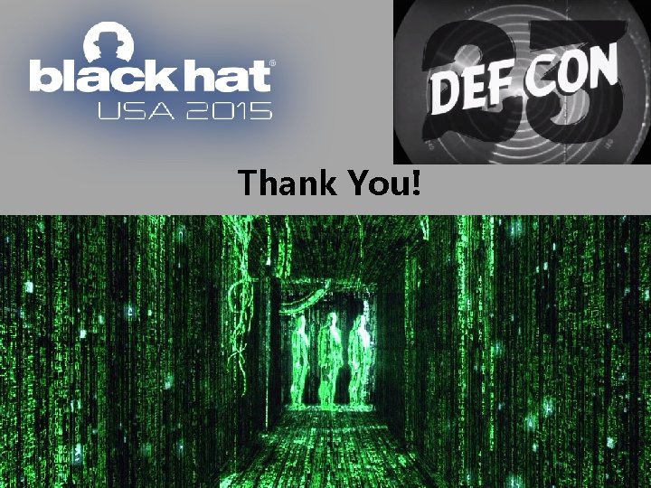 Thank You! 