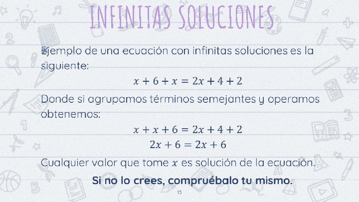 INFINITAS SOLUCIONES ✘ 15 