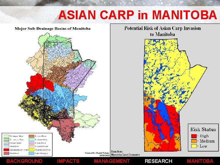 ASIAN CARP in MANITOBA Suitability / Susceptibility of Manitoba CONDITIONS in Lake Winnipeg Temperature