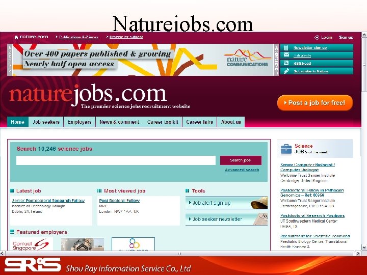 Naturejobs. com 