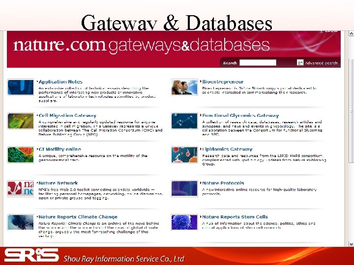 Gateway & Databases 