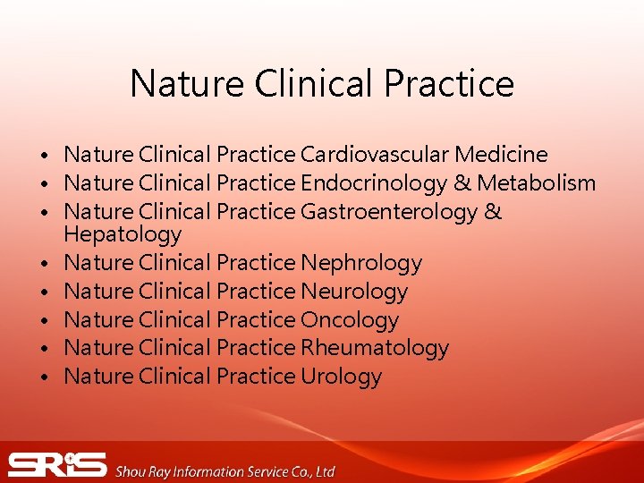 Nature Clinical Practice • Nature Clinical Practice Cardiovascular Medicine • Nature Clinical Practice Endocrinology