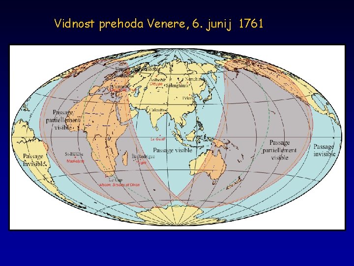 Vidnost prehoda Venere, 6. junij 1761 