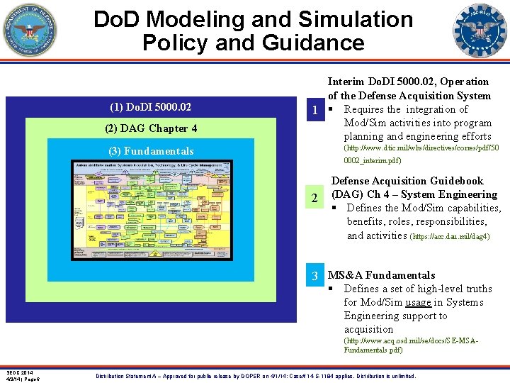 Do. D Modeling and Simulation Policy and Guidance (1) Do. DI 5000. 02 (2)