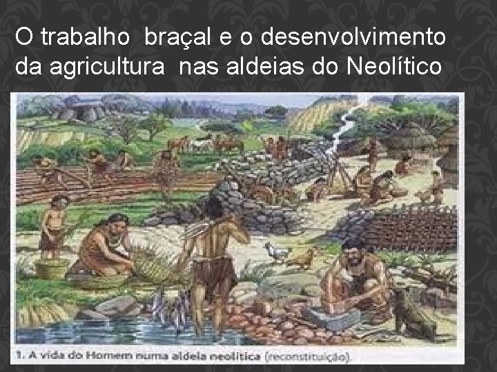 O trabalho braçal e o desenvolvimento da agricultura nas aldeias do Neolítico 