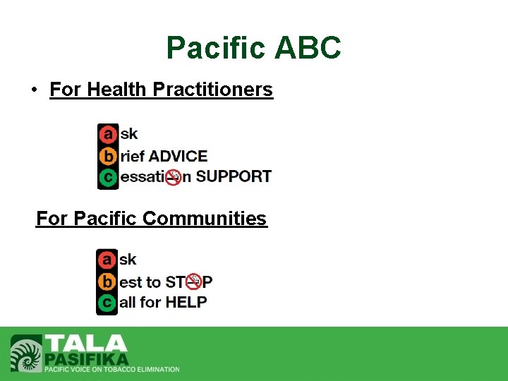 Pacific ABC • For Health Practitioners For Pacific Communities 