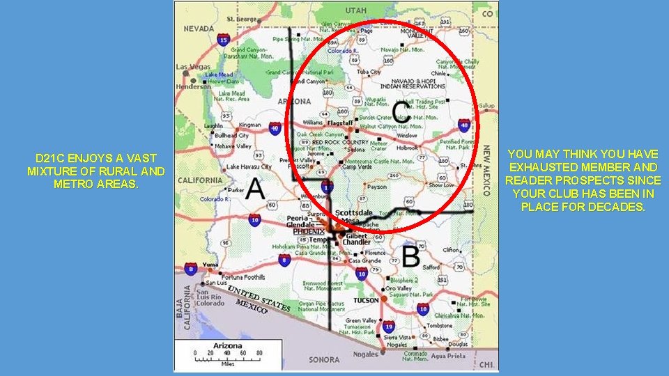 D 21 C ENJOYS A VAST MIXTURE OF RURAL AND METRO AREAS. YOU MAY