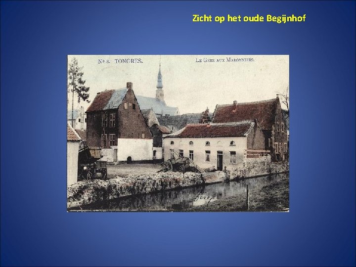 Zicht op het oude Begijnhof 