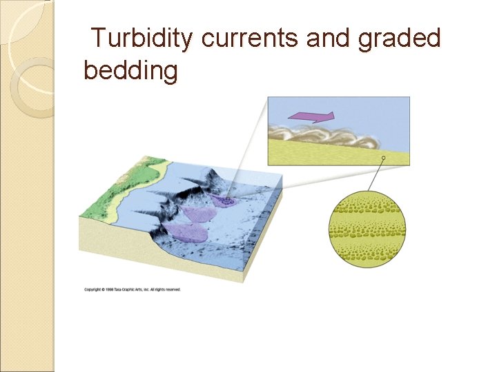 Turbidity currents and graded bedding 