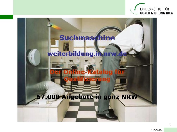 Suchmaschine weiterbildung. in. nrw. de Der Online-Katalog für Qualifizierung 57. 000 Angebote in ganz