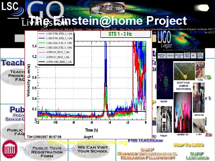 The Einstein@home Project Sun Oct 8 2007 17: 12 UTC http: //www. einsteinathome. org