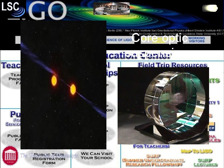 Core optic suspensions MAP Fall Meeting – Canton MS, Nov. 3 rd, 2007 LIGO-G