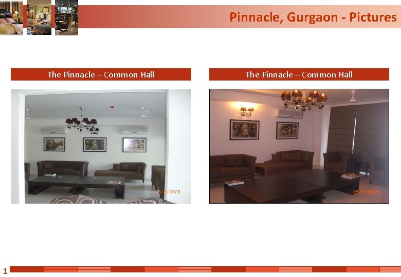 Pinnacle, Gurgaon - Pictures The Pinnacle – Common Hall 1 The Pinnacle – Common