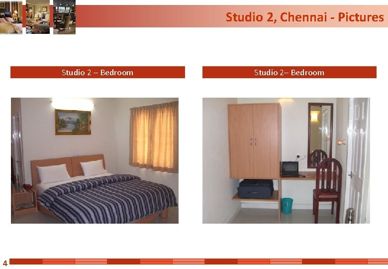 Studio 2, Chennai - Pictures Studio 2 – Bedroom 4 Studio 2– Bedroom 