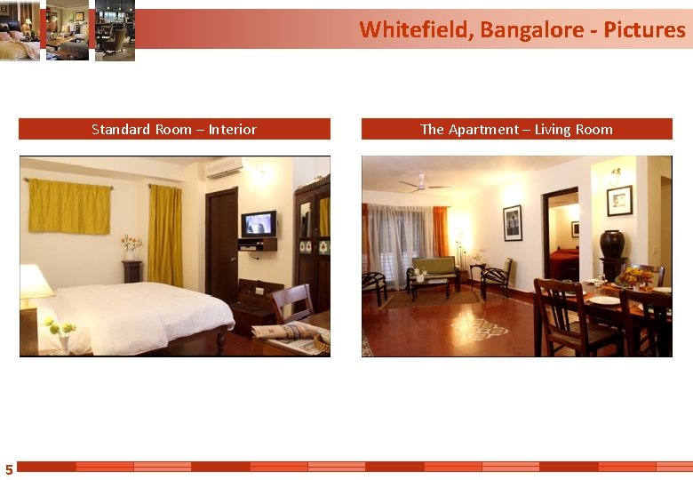 Whitefield, Bangalore - Pictures Standard Room – Interior 5 The Apartment – Living Room