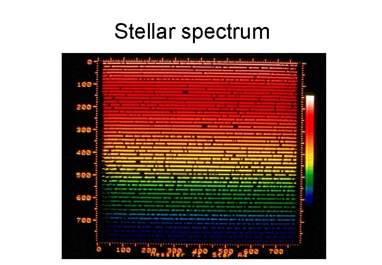 Stellar spectrum 