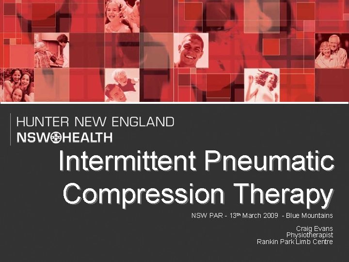 intermittent pneumatic compression therapy