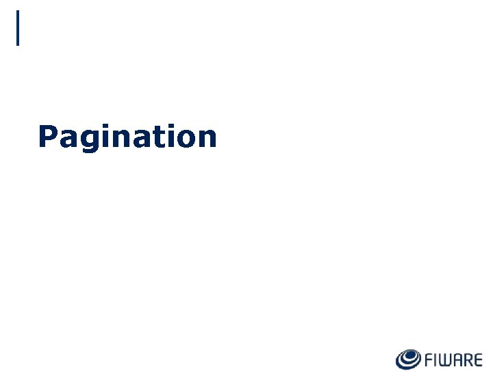 Pagination 