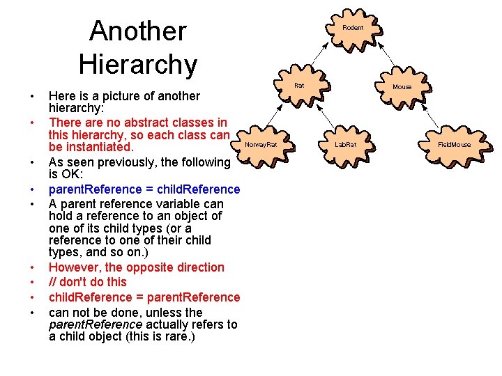 Another Hierarchy • • • Here is a picture of another hierarchy: There are Another Hierarchy • • • Here is a picture of another hierarchy: There are