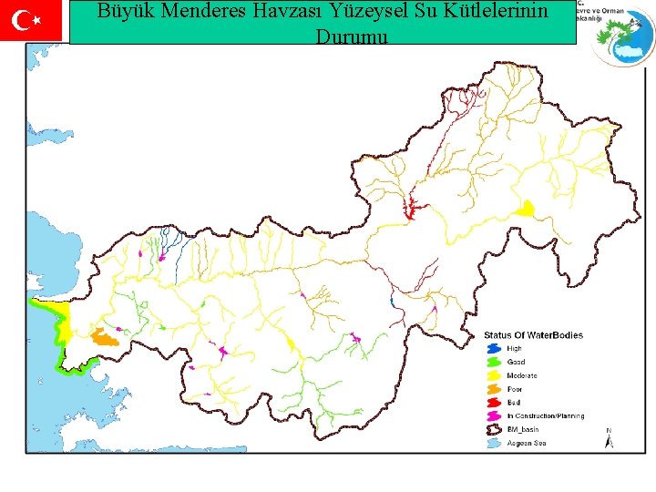 Büyük Menderes Havzası Yüzeysel Su Kütlelerinin Durumu 