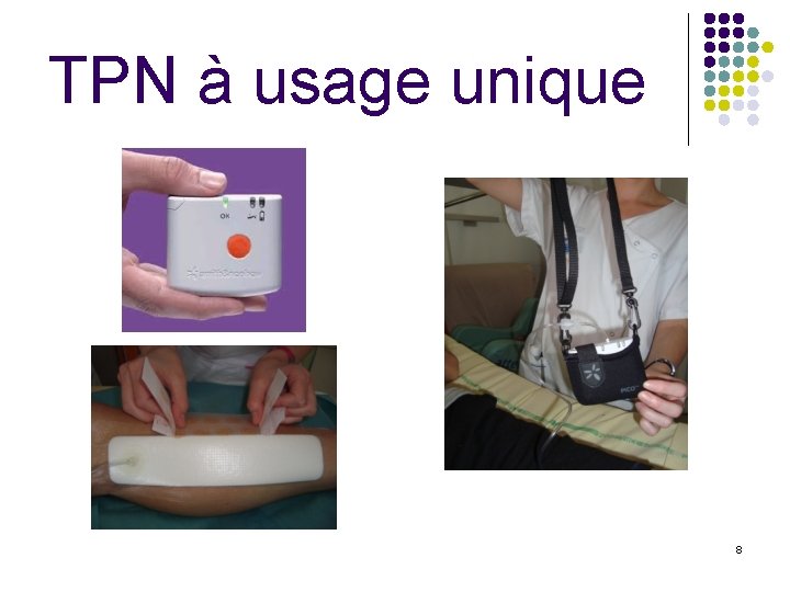 TPN à usage unique 8 