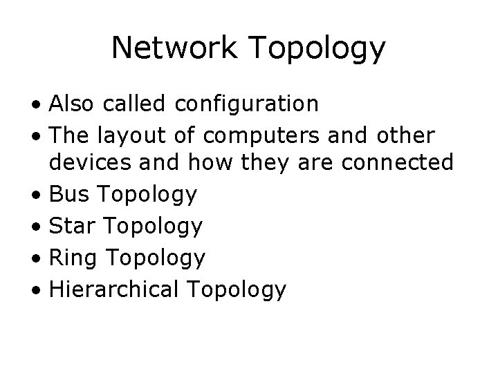 Computer Network Compiled by GF Kalumuna January 2014