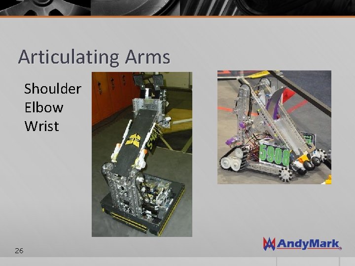 Articulating Arms Shoulder Elbow Wrist 26 