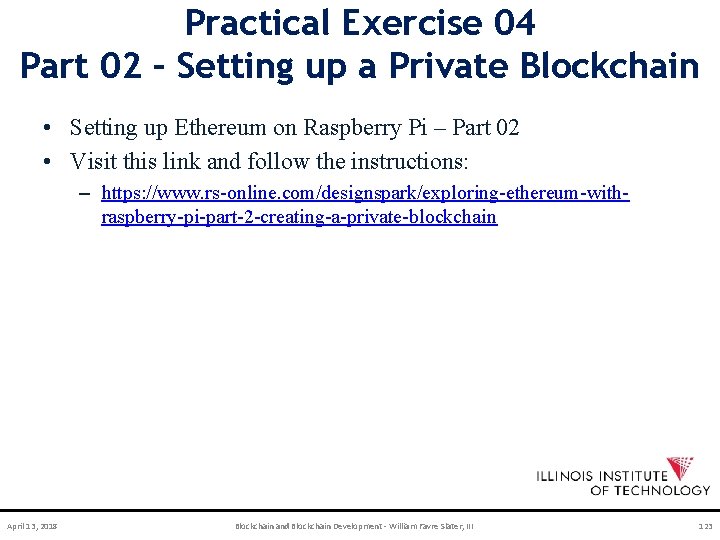 Practical Exercise 04 Part 02 – Setting up a Private Blockchain • Setting up