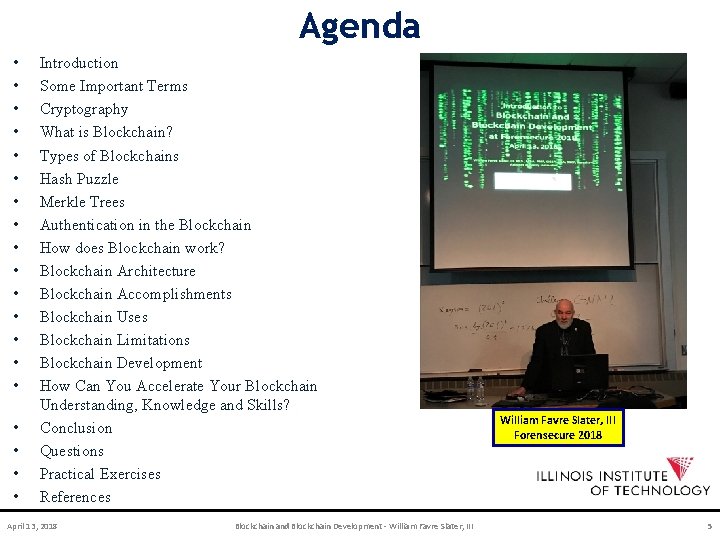Agenda • • • • • Introduction Some Important Terms Cryptography What is Blockchain?