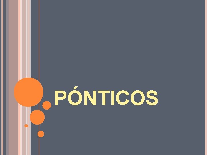 PÓNTICOS 