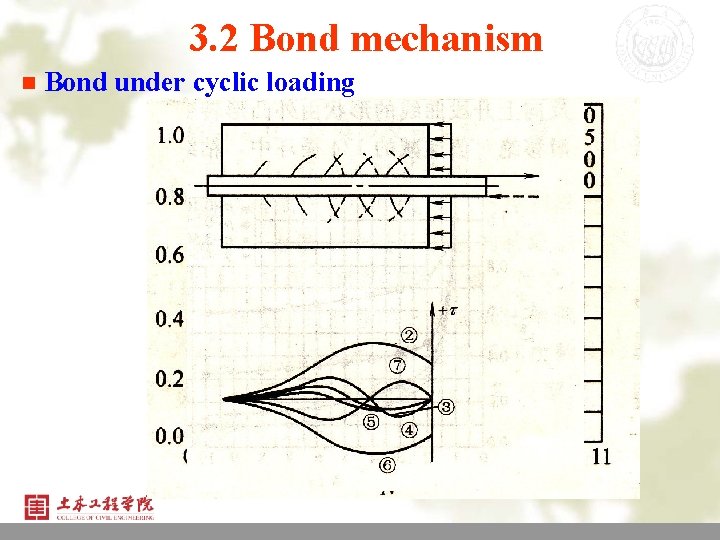 3. 2 Bond mechanism n Bond under cyclic loading 18 