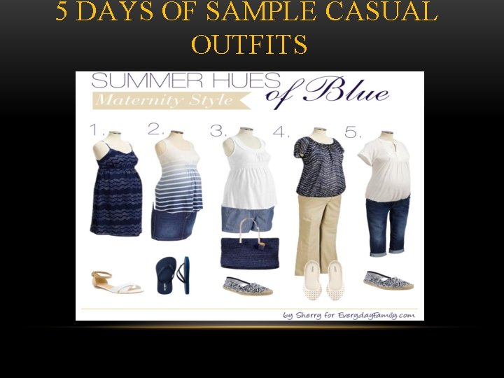 5 DAYS OF SAMPLE CASUAL OUTFITS 