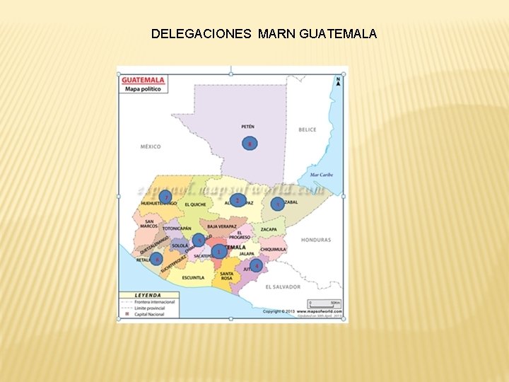 DELEGACIONES MARN GUATEMALA 