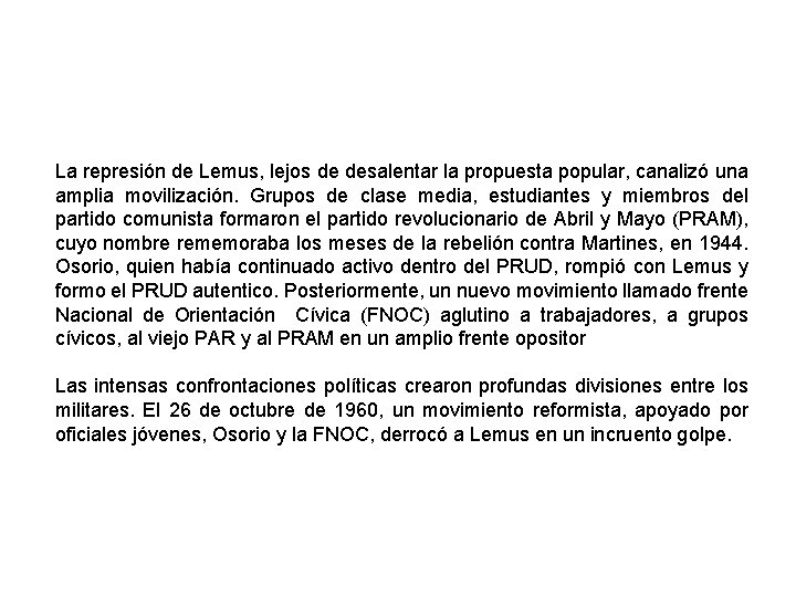 La represión de Lemus, lejos de desalentar la propuesta popular, canalizó una amplia movilización.