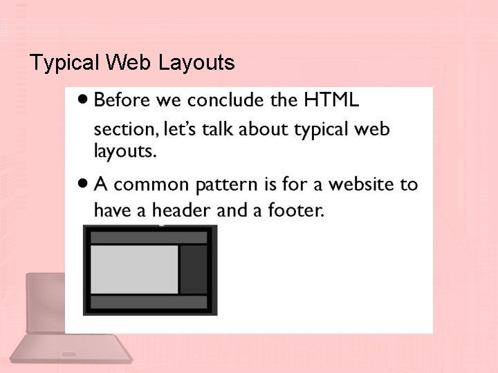 Typical Web Layouts 