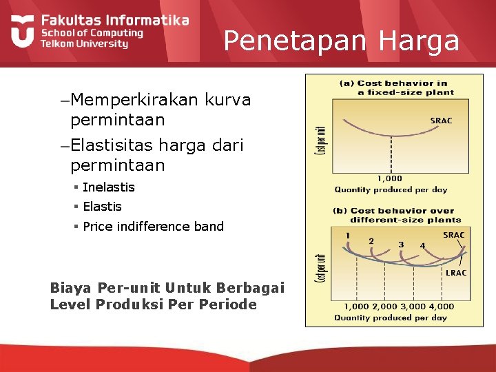 Penetapan Harga – Memperkirakan kurva permintaan – Elastisitas harga dari permintaan § Inelastis §