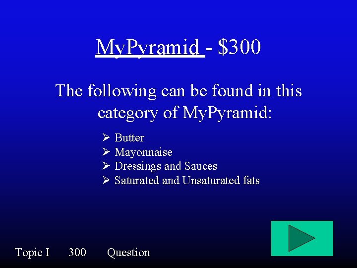 My. Pyramid - $300 The following can be found in this category of My.
