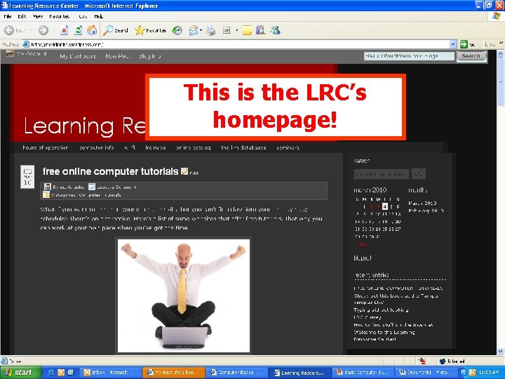 This is the LRC’s homepage! 