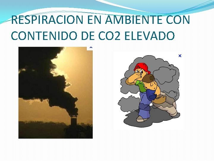 RESPIRACION EN AMBIENTE CONTENIDO DE CO 2 ELEVADO 