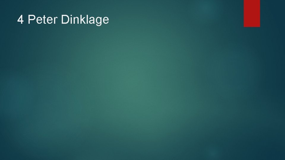 4 Peter Dinklage 