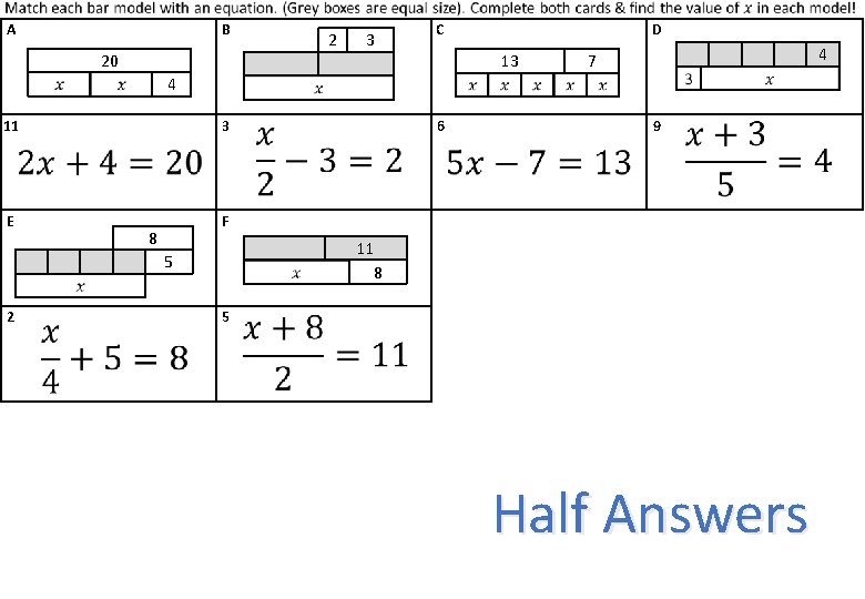  A B 2 20 3 C D 13 4 7 4 11 3