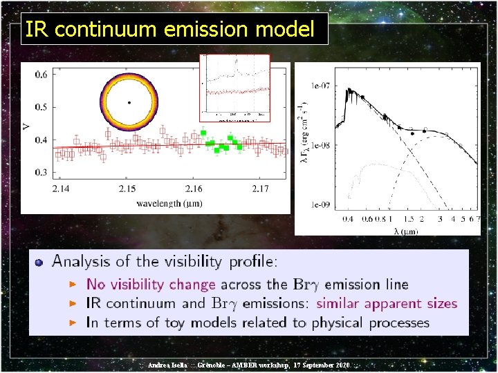 IR continuum emission model : : Andrea Isella : : Grenoble – AMBER workshop,